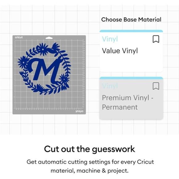 Cricut Value Permanent Vinyl - 50ft Rainbow Sampler, 12in x 12in Sheets - Picture 4 of 7